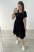 Vestido Midi Viscolycra Rodado (preto)