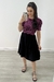 Vestido Midi Viscolycra Rodado (preto) na internet