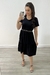 Vestido Midi Viscolycra Rodado (preto) - comprar online