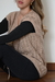 colete bege tricot - comprar online