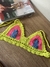 Top de crochê neon