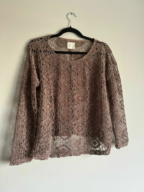 Blusa croche ZARA - P