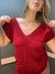 colete tricot vinho tamanho unico