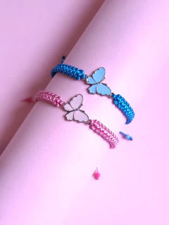 Pulseira borboleta na internet