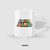 Taza blanca Super Mario Toad en internet