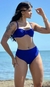Biquíni Aro c/ Calcinha Hot Pant Azul Royal na internet