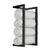 Toalheiro de parede para Banheiro/Saunas/SPAs - Decorativo Preto Fosco - Porta-Toalha