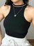 CROPPED NADADOR - PRETO