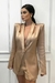 Blazer Tayla Nude Gold - comprar online