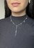 Choker Gravatinha Gotinhas - Banhada em Prata