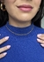 Choker Torcida - Banhada em Ouro 18k