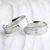 Par de aliança em Prata na internet