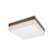 Luminária de Teto Cozinha/Sala Plafon de Sobrepor Quadrado Acrílico MDF 30x30
