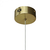 Luminária de Teto Pendente Dourado Cristal Orion Bivolt Com Led Integrado - MOONLIGHT