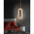 Luminária de Teto Pendente Dourado Cristal Oval Bivolt Com Led Integrado - loja online