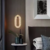 Luminária de Teto Pendente Dourado Cristal Oval Bivolt Com Led Integrado