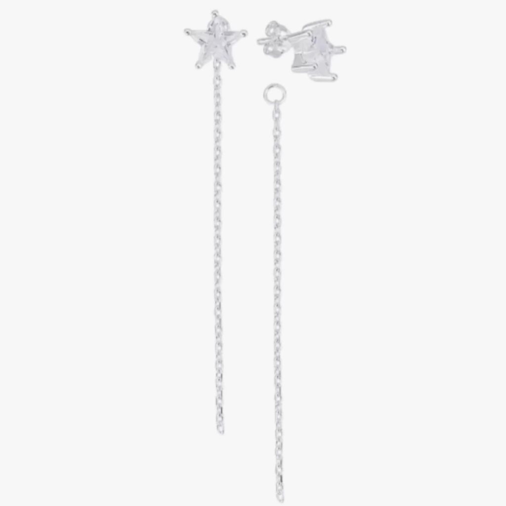Brinco fio estrela