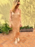 Vestido Regata Wrinkled Satin - Romã Haus