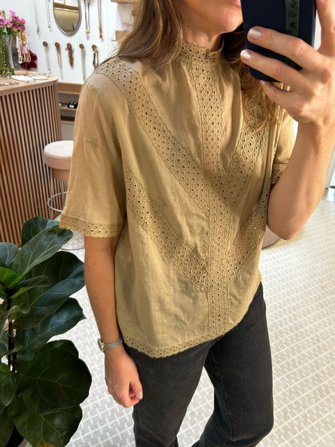 T-shirt Floral De Linha