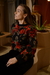 Sweater Tricot Jacquard Vintage Rose - loja online