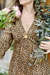 Vestido Longo C/ Det. A Fio Onça Liberty - Romã Haus