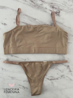 CONJUNTO TOP MICROFIBRA BRIGITTE 1602 - comprar online
