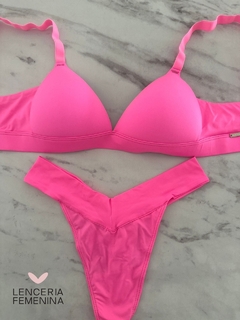 CONJUNTO TRIANGULITO LYCRA BRIGITTE 1632 - comprar online