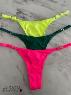 PACK X3 REGULABLE ALGODON KAURY P134 - lenceriafemenina