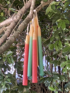 Velas de cera de abeja color - comprar online