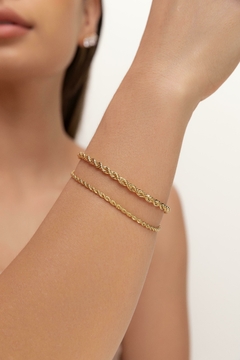 Pulseira Cordão Baiano 4mm - comprar online