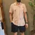 Camisa Manga Curta Viscose Estampa Folhas - comprar online