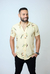 Camisa Manga Curta Viscose Estampa Folhas - loja online