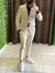 Blazer Masculino Slim Malha com Elastano Areia - loja online