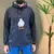 Blusa Moletom Com Capuz Peluciada Pato Pelúcia Mescla