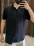 Camisa Manga Curta Slim Viscose Manga Curta Preta - comprar online