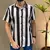 Camisa Manga Curta Viscose Listrada