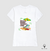 PUPU Tshirt Beach More Worry Less Algodão PIMA