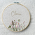 Bastidor "Flores" con nombre A PEDIDO - comprar online