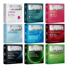 PRESERVATIVOS TULIPÁN TEXTURADOS