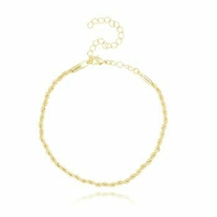 Pulseira Torcido Banhado a Ouro 18K - comprar online