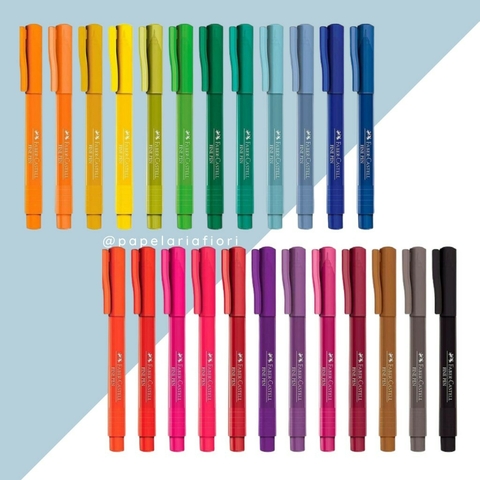 Caneta Finepen 0.4mm ponta fina Faber Castell