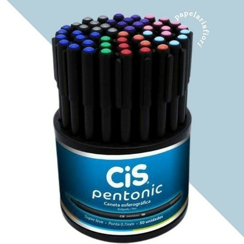 Caneta Cis Pentonic Esferográfica ponta fina 0.7 mm
