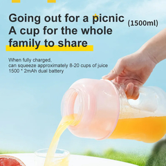 Juicer portátil - 1,5L - comprar online