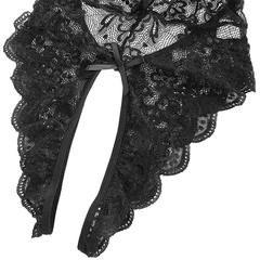 Imagem do Conjunto de Lingerie Aberta Rendas Transparente para Mulheres
