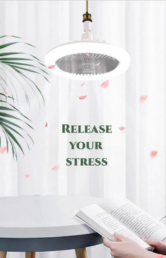Ventilador de teto smart com lâmpada - comprar online