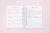 Mini agenda - Florzinhas com listras