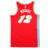 Camisa Regata Memphis Grizzlies City Edition 2024-25 Nike, cor vermelha, com painel lateral “cortado e costurado” e detalhes em azul e dourado, celebrando os Memphis Sounds de 1974.