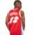 Camisa Regata Memphis Grizzlies City Edition 2024-25 Nike, cor vermelha, com painel lateral “cortado e costurado” e detalhes em azul e dourado, celebrando os Memphis Sounds de 1974.