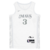 Camisa regata Dallas Mavericks 2024/25 branca e cinza com nome e número de Anthony Davis #3, inspirada na história musical de Dallas e no legado do blues e do rock