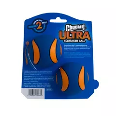 CHUCKIT ULTRA SQUEAKER BALL - Pack com 2 Bolinhas Médias - comprar online